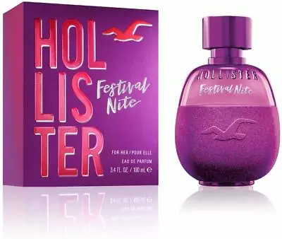 Hollister Festival Nite For Her 100ml Eau De Parfum Spray Brand New & Sealed • £18.87