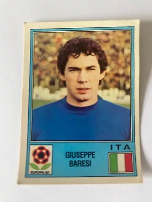 UNUSED NEW STICKER Panini - Europa 80 - GIUSEPPE BARESI Italia Italy • £6.99