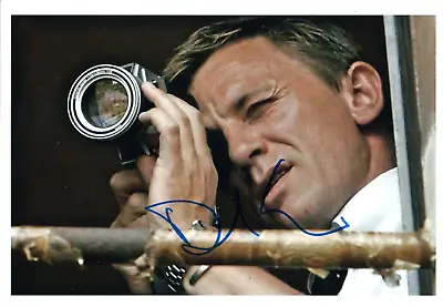 Genuine Hand Signed Daniel Craig  Photo 12 X 8 James Bond Autograph COA • £185