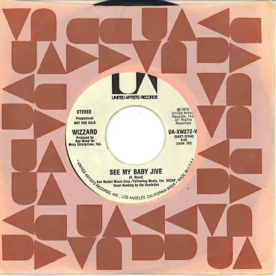 ROY WOOD WIZZARD  See My Baby Jive  Rare Promo 45 From 1973  ELO  THE MOVE • $14.99