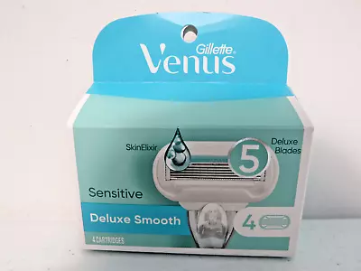 Gillette Venus Embrace Sensitive Women's Shaver Refill 4 Count NEW SEALED • $9.99