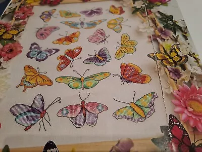 Cross Stitch Chart 2 Lots Charts Butterfly Sampler & Summer Sampler Charts Only • £1.99