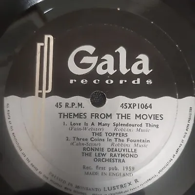 £1 • Buy The Lew Raymond Orchestra - Themes From The Movies, 1959 Gala Records 7  Vinyl