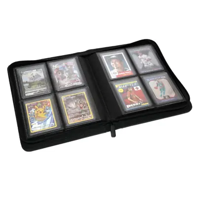 $26.08 • Buy TopLoader Binder(Black) Holds 4 Pocket, 96 Cards, 12 Pages, Sports & Pokemon TCG