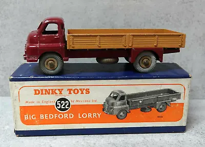 £185 • Buy Dinky Toys 522 Big Bedford Maroon / Fawn  Boxed  Original