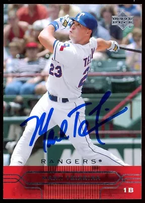 2004 Upper Deck MARK TEIXEIRA Signed Card RANGERS Autograph PROOF Yankees Auto • $9.99