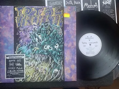 TOTAL VIRULENCE Hyper Rare Thrash Metal Sampler Comp LP Merciless Deathpower • $49.99