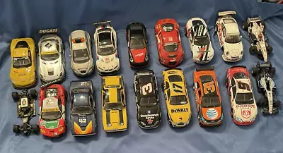 Vintage Lot Of 18 Slot Cars Tested & NON WORK! Parts Or Repair • $44