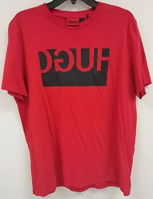 Hugo Men's Crew Neck Red Size XL T-Shirt • $19.99