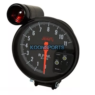 5  Inch Jdm RPM Tachometer Meter Gauge 7 Color 11K LED Black Shift Light Race • $45.04