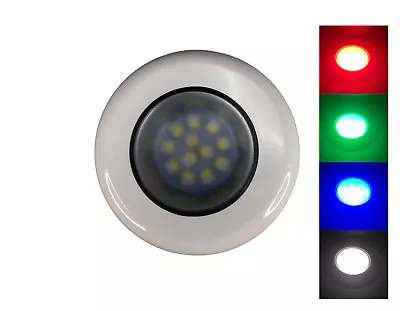 Pactrade Marine RV Boat Pontoon Red Green Blue White LED Flush Mt Courtesy Light • $33.99