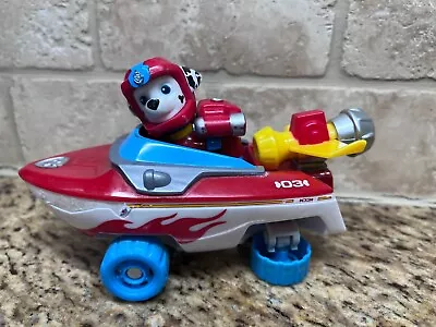 Paw Patrol Marshall Sea Patrol Boat Transforming Vehicle With Figure • $19.99