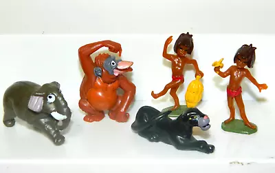 Vintage Disney Jungle Book Mini 1.5  Figures Lot: Mowgli Ape King Bagheera • $15.99