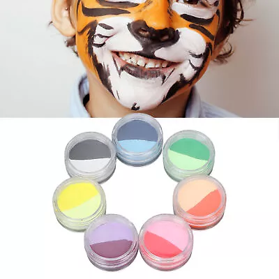 7pcs Face Body Paint Palette Professional Cosmetic Painting Plate For Hallow LSO • £8.99