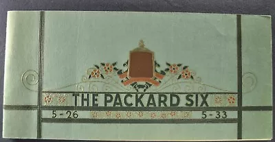 1928 Packard Six Brochure Runabout Phaeton Coupe Sedan Limo Excellent Original • $135.96