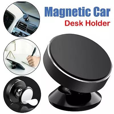 Universal Magnetic Car Phone Holder Mobile Dashboard Mount With Metal Plates UK • £1.94