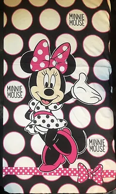 Vintage Disney Minnie Mouse Curtain Panel 64” X 42” • $10