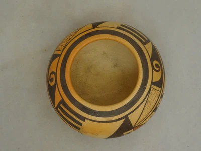 $375 • Buy Vintage Hopi Pottery By FANNIE NAMPEYO, Polychrome Pot 4  X 2 