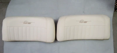 $600 • Buy GRADY WHITE BOLSTER BACKREST CUSHION W/EMBROIDERED LOGO SET #Unknown