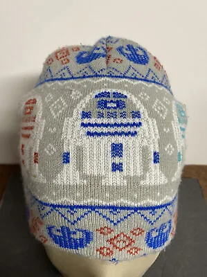Star Wars ~ R2-D2 ~ Warm Knit Cap Beanie Hat ~ One Size Fits Most ~ Boys / Men • $8.99