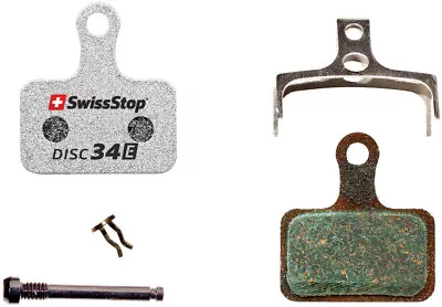 SwissStop E Compound Disc Brake Pad Set Disc 34: Shimano Road  L  Shape • $25.25