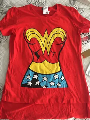 $13.99 • Buy XL Rubies Wonder Woman Tee Shirt Cape 4pc Costume Adult