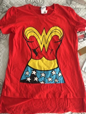 $13.99 • Buy XL Rubies Wonder Woman Tee Shirt Cape 4pc Costume Adult