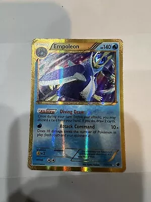 Pokémon TCG: Secret Rare Empoleon 117/116 Plasma Freeze 2013 Full Art Holo • $55