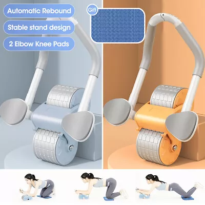 Automatic Rebound Abdominal Wheel Ab Roller Elbow Support Exercise Roller • $35.99
