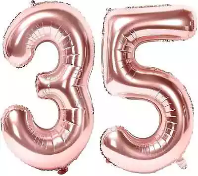 GIANT FOIL NUMBER BALLOONS X 2 Big 40  Metallic Birthday Event Party Balloon • $4.10