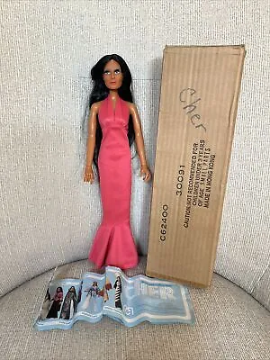 Vtg 1976 Mego Corp 12'' Cher Posable Doll Figure #62400 • $95