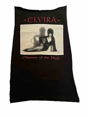 Elvira Mistress Of The Dark T Shirt 1993 XL 90s Horror Tee RIPPED TORN PROJECT • $49.99