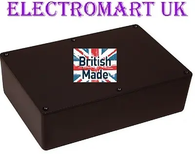 £14.98 • Buy Abs Black Plastic Electronics Project Box Enclosure 220 X 150 X 64mm