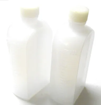 £5.99 • Buy L9500x2 200ml 200cc Refillable Refill Bottles With Caps X 2