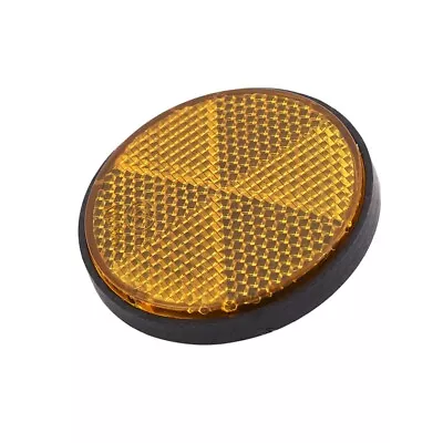 2 X 2inch Round Orange Reflectors Universal For Motorcycles ATV Bikes Dirt3501 • $6.80