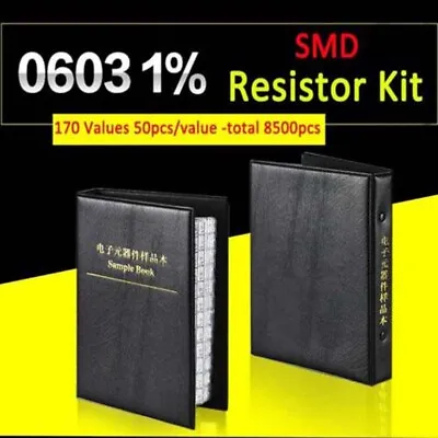 0603 SMD Resistor Sample Book ±1% Component Assortment Kits • $22.50
