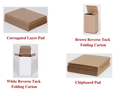 Chipboard Pad  MANY Sizes Available Shipping/Moving Boxes Multi Pack • $233.99