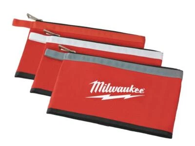 Milwaukee 3 Pk Zipper Pouches • $21.99