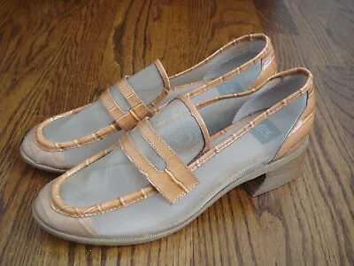 NEW ZAC ZAC POSEN LEATHER & MESH LOAFERS Size 7 M • $14.99