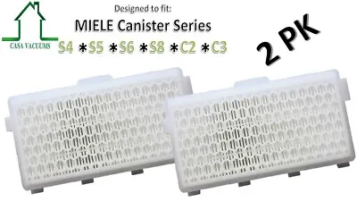 2 Miele SF-HA 50 HEPA AirClean Replacement Filter *NEW AH-50 Fits S4 S5 S6 C2 C3 • $13.95