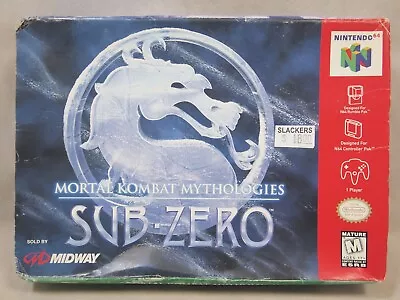 Mortal Kombat Mythologies: Sub-Zero (Nintendo 64 | N64) Authentic BOX ONLY • $49.99