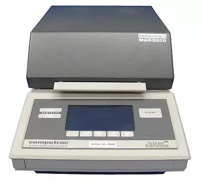 Used Arizona Instrument Computrac MAX 2000 Moisture Analyzer (As-Is No Warranty • $1995