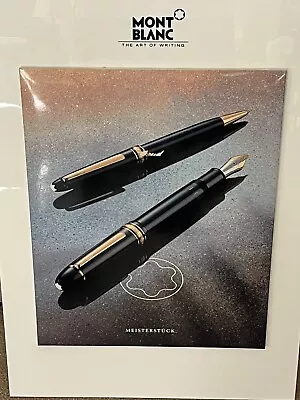 Montblanc Meisterstuck Store Display Wall Sign 27 1/2  X 20” • $49.99