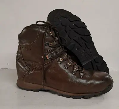 Iturri Boots Men's 9 Medium Combat Patrol Brown Leather Genuine British Military • $50.52