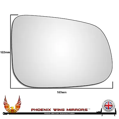 Right Hand Drivers Side Volvo C30 2009-2014 Convex Wing Door Mirror Glass • $8.84