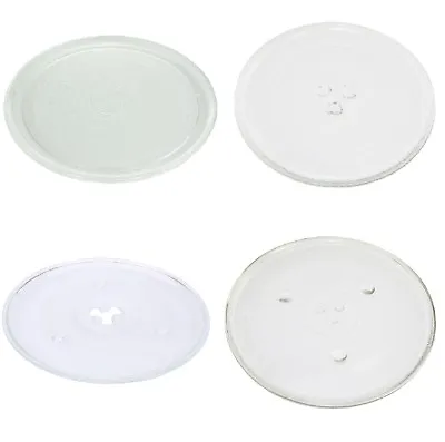 Microwave Glass Turntable Plate 245mm 270mm 315mm Universal Smooth / 3 Lug • £6.89