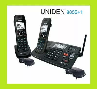 UNIDEN XDECT 8055 +1 Cordless Telephone ANS/MACHINE System • $119.90