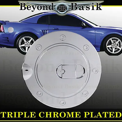 1999 00 01 02 03 2004 FORD MUSTANG Triple ABS Chrome Fuel Gas Door COVER Overlay • $519.99