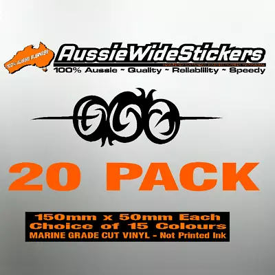 20x BNS PINSTRIPE SCROLLS STICKERS For PONY HORSE FLOAT RIDING TRUCK Car 4x4 UTE • $36