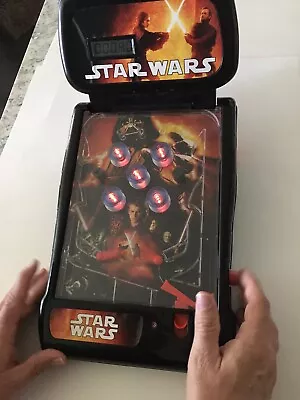 2009 Star Wars The Force Awakens Tabletop Pinball Machine Light Up Sound Effects • $75